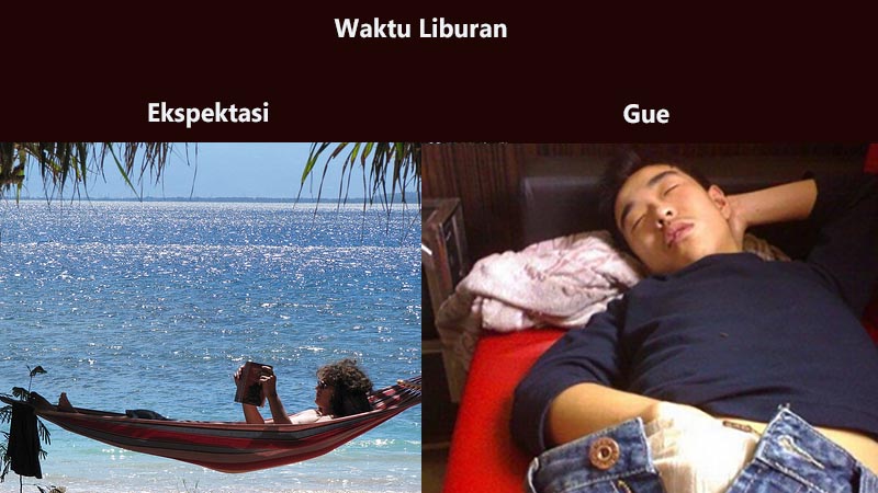 Foto Lucu dan Gokil Saat Liburan