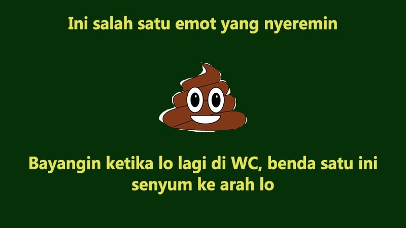 Kata Kata Gokil Emoticon Kotoran Senyum