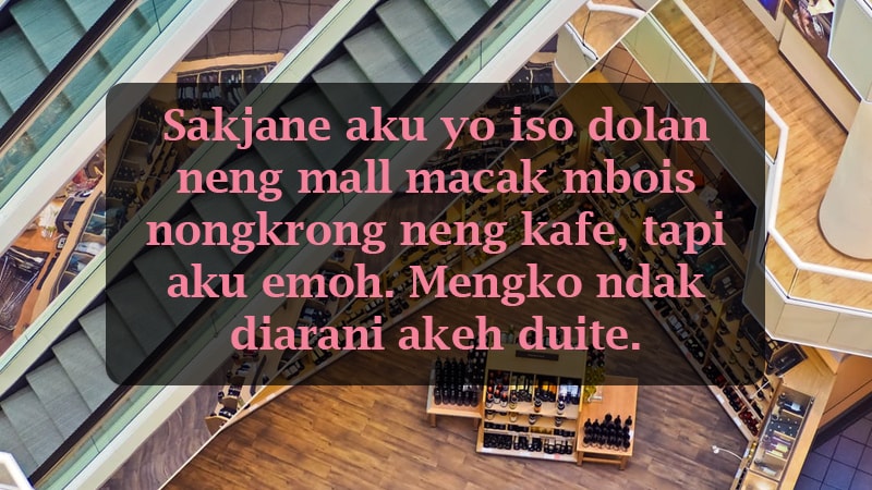 Kata Kata Lucu Bahasa Jawa Buat Status FB - Nongkrong Mall