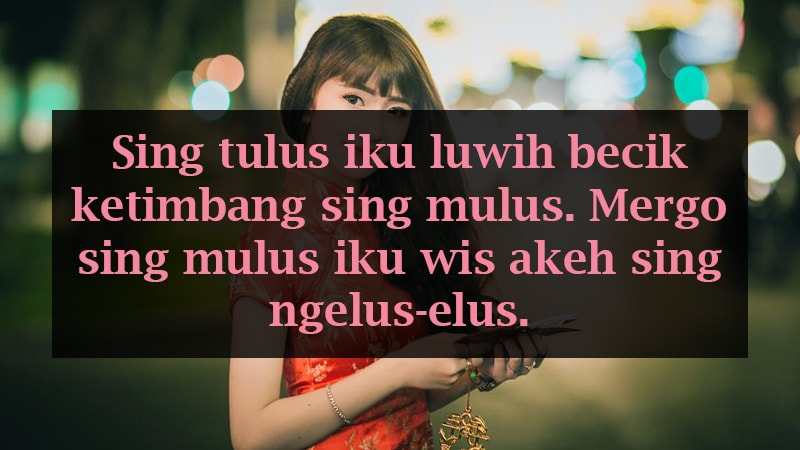  Kata Kata Lucu Bahasa Jawa Buat Status FB - Tulus dan Mulus