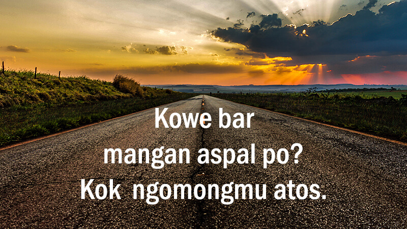  Kata kata lucu bahasa Jawa - Aspal