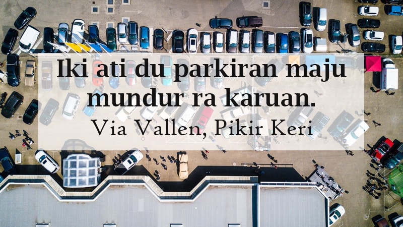 Kata Mutiara Bahasa Jawa Lucu - Lahan Parkir