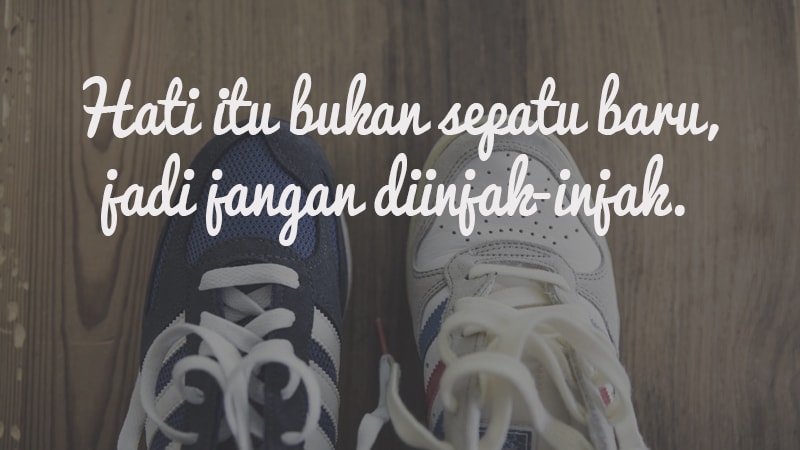 Kata Kata Lucu tentang Cinta - Sepatu