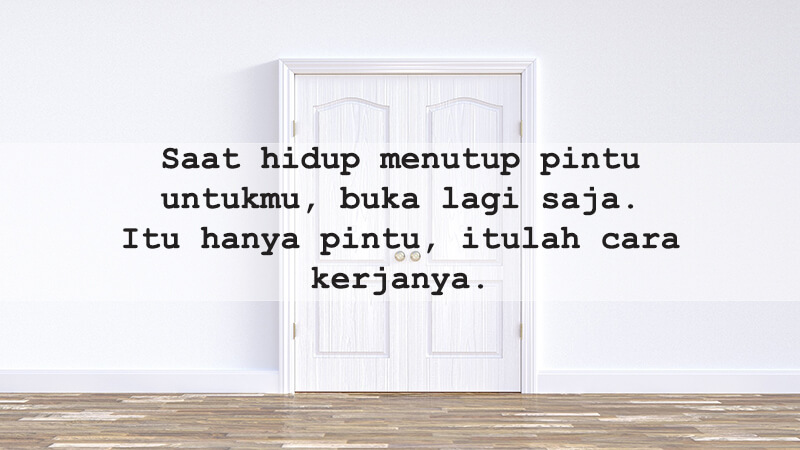 Kata Kata Bijak Lucu Singkat - Pintu